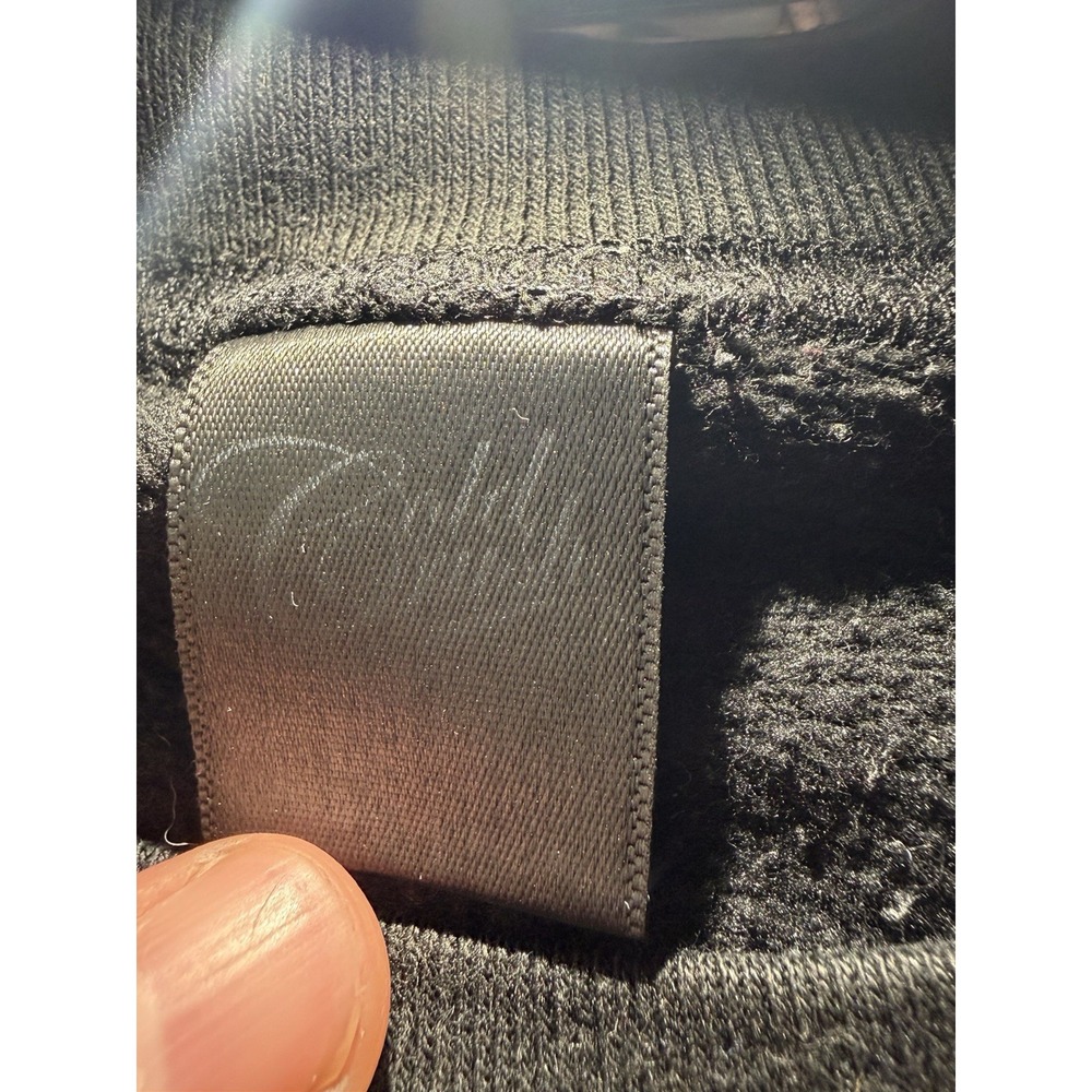 ColdCrush Mens Black Crew Neck Pullover Sweatshirt Funny Graphic Print Size L - Picture 5 of 5